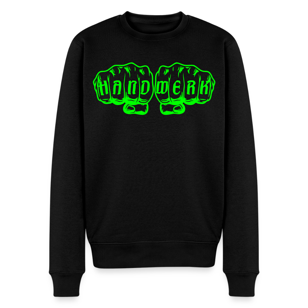 Unisex Premium Pullover "Isolierer" neongrün Schwarz Männer Premium Pullover