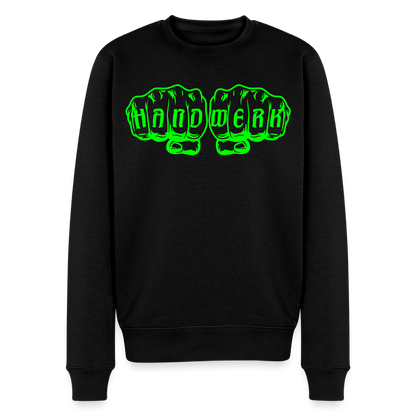 Unisex Premium Pullover "Isolierer" neongrün Schwarz Männer Premium Pullover