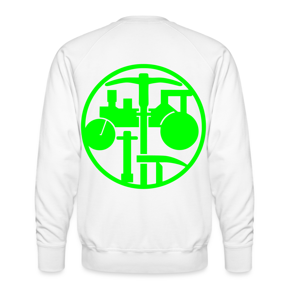 Unisex Premium Pullover "Strassenbauer" neongrün Männer Premium Pullover