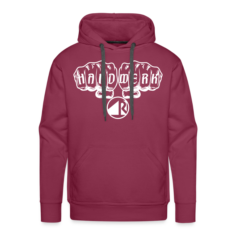 Männer Premium Hoodie "Raumausstatter" Bordeaux Männer Premium Hoodie