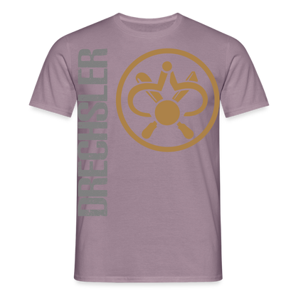 Unisex T-Shirt "Drechsler" Lilagrau Männer T-Shirt