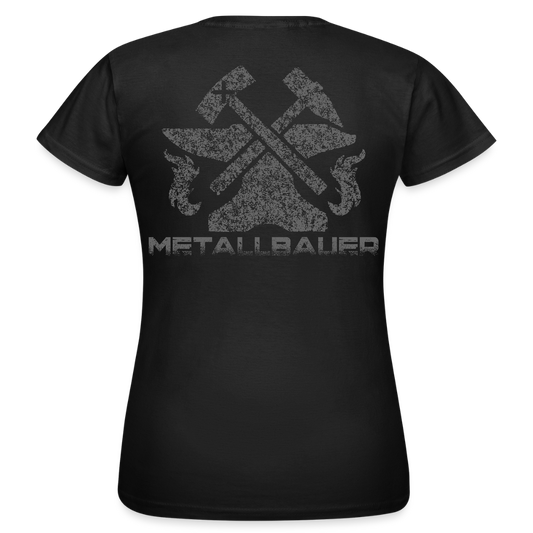 Frauen T-Shirt "Metallbauer" - Schwarz