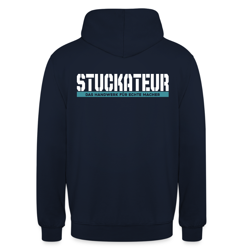 Unisex Hoodie HW-300 | MACHER "Stuckateur" Navy Unisex Hoodie {{ color }}
