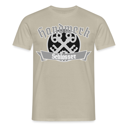 Unisex T-Shirt "Schlosser" Sandbeige Männer T-Shirt