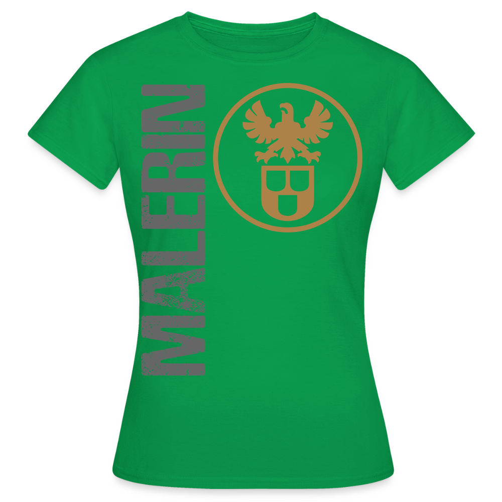 Frauen T-Shirt "Malerin" Kelly Green Frauen T-Shirt