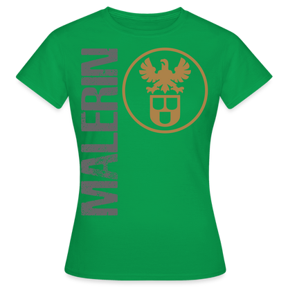 Frauen T-Shirt "Malerin" Kelly Green Frauen T-Shirt
