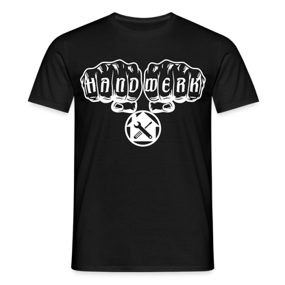 Unisex T-Shirt "Hausmeister" Schwarz Männer T-Shirt