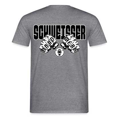 Unisex T-Shirt "Schweisser" Graphit meliert Männer T-Shirt