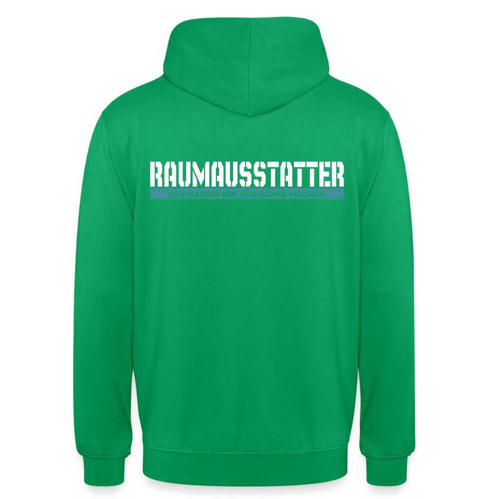 Unisex Hoodie HW-300 | MACHER "Raumausstatter" Kelly Green Unisex Hoodie {{ color }}