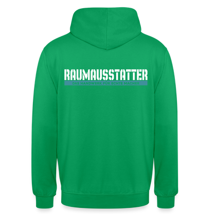 Unisex Hoodie HW-300 | MACHER "Raumausstatter" Kelly Green Unisex Hoodie {{ color }}