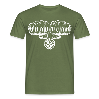 Unisex T-Shirt "Mechaniker" Militärgrün Männer T-Shirt