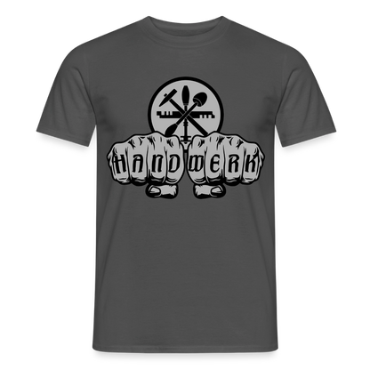 Unisex T-Shirt "Glaser"-Power von Spreadconnect, Männer T-Shirt mit Druck, weiches Baumwollmaterial, casual Passform, rotes Design