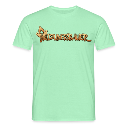 Unisex T-Shirt "Heizungsbauer" Mintgrün Männer T-Shirt
