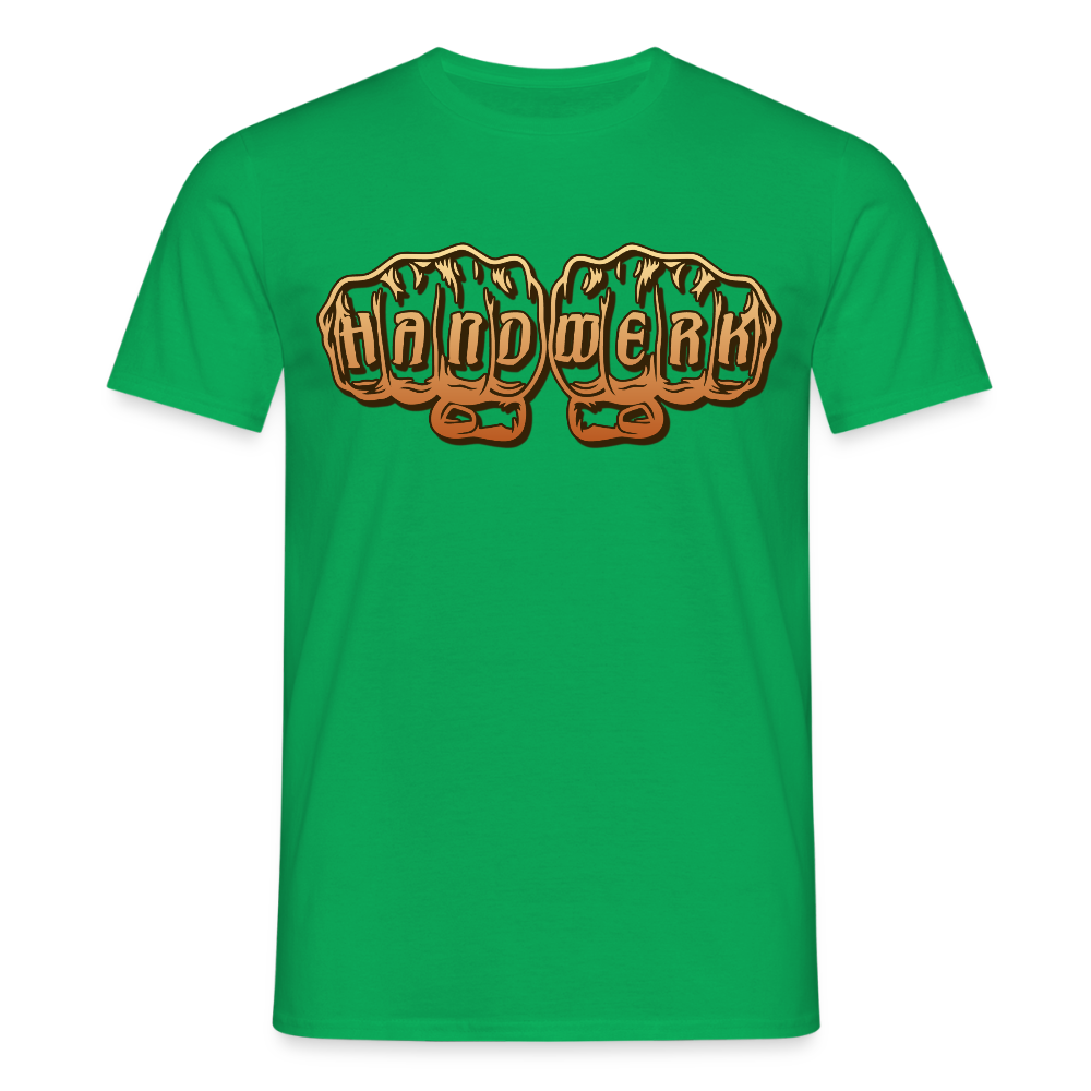 Unisex T-Shirt "Handwerk" Kelly Green Männer T-Shirt