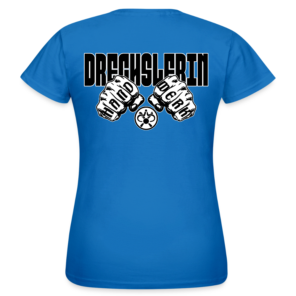 Frauen T-Shirt "Drechsler" (beidseitig bedruckt) - Royalblau