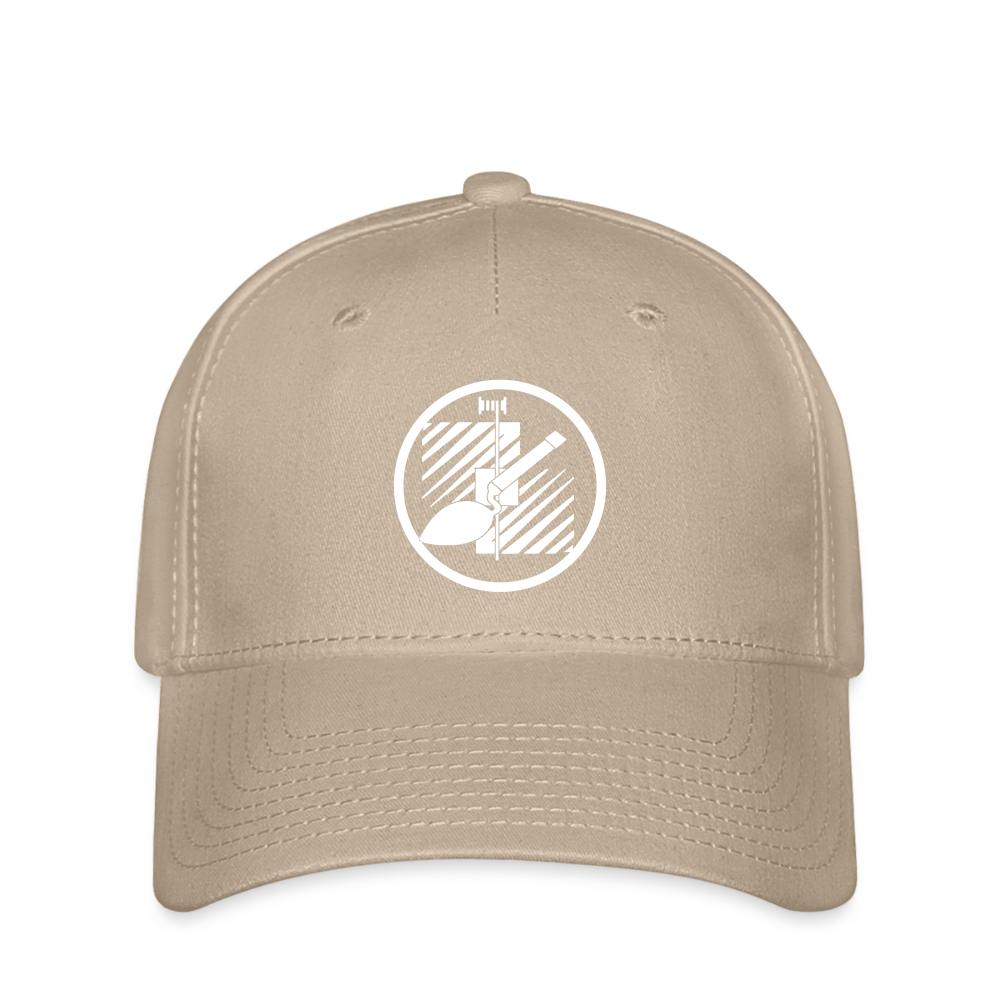 Flexfit Cap "Fliesenleger" Khaki Flexfit Cap