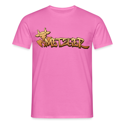 Unisex T-Shirt "Metzger" Pink Männer T-Shirt