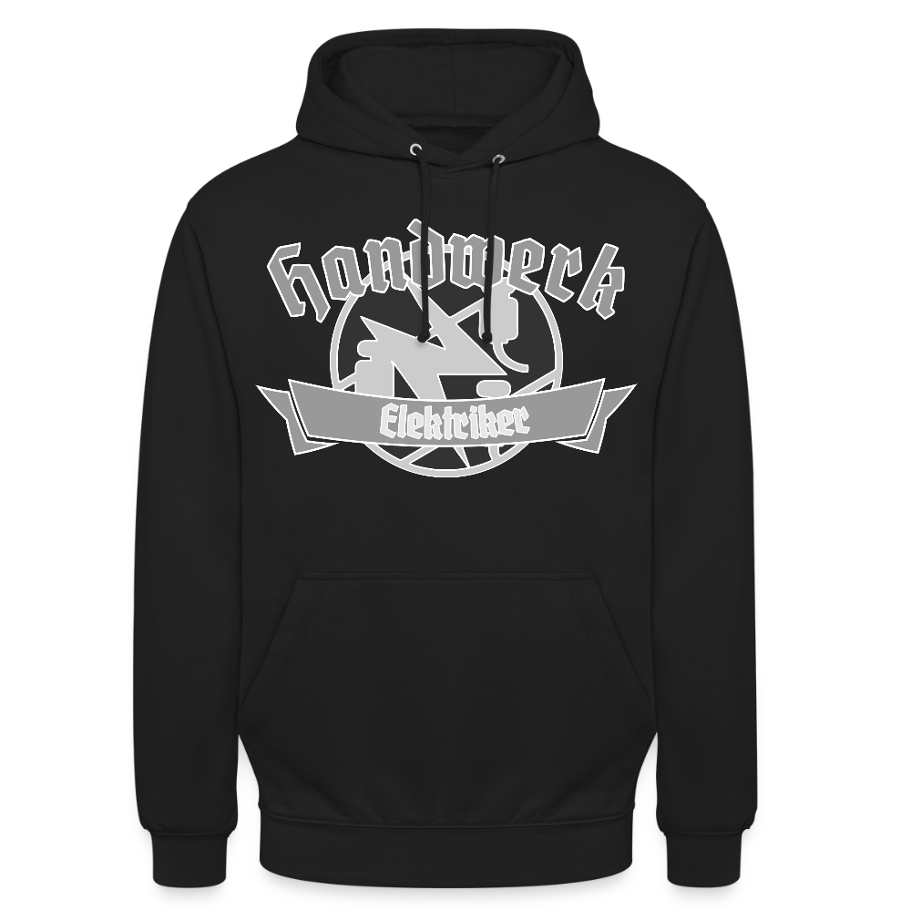 Unisex Hoodie "Elektriker" Schwarz Unisex Hoodie