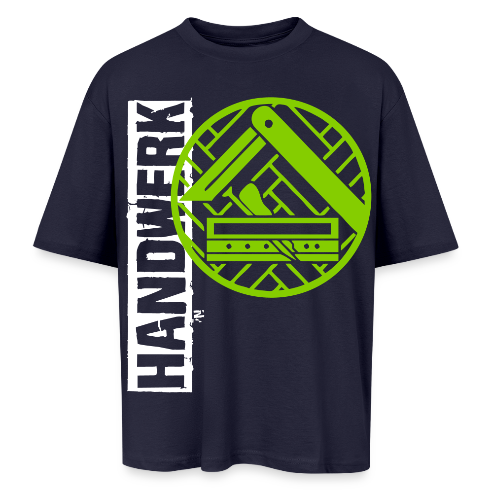 Oversized Unisex T-Shirt "Parkettleger" Navy Oversized Unisex T-Shirt