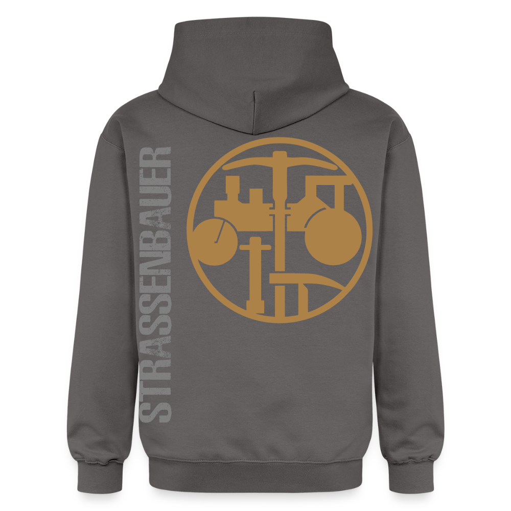 Gildan Unisex Softstyle® "Strassenbauer" Dunkelgrau Gildan Unisex Softstyle® Midweight Hoodie