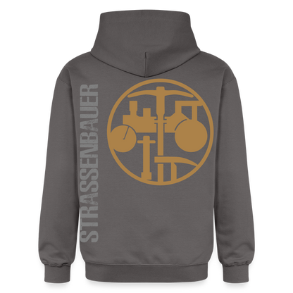 Gildan Unisex Softstyle® "Strassenbauer" Dunkelgrau Gildan Unisex Softstyle® Midweight Hoodie