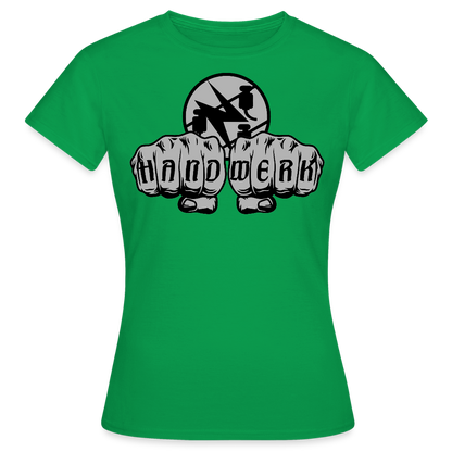 Frauen T-Shirt "Elektriker" Kelly Green Frauen T-Shirt