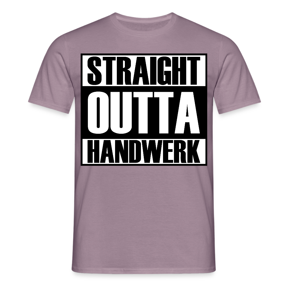 Unisex T-Shirt "Handwerk" Lilagrau Männer T-Shirt