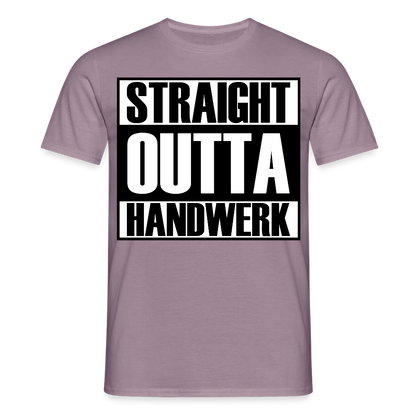 Unisex T-Shirt "Handwerk" Lilagrau Männer T-Shirt