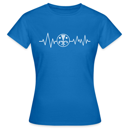 Frauen T-Shirt "Schornsteinfeger" Royalblau Frauen T-Shirt