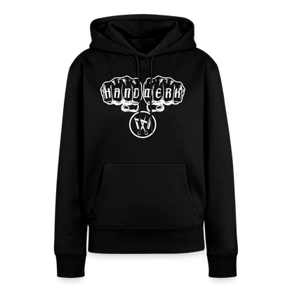 Frauen Premium Hoodie "Friseur" Schwarz Frauen Premium Hoodie
