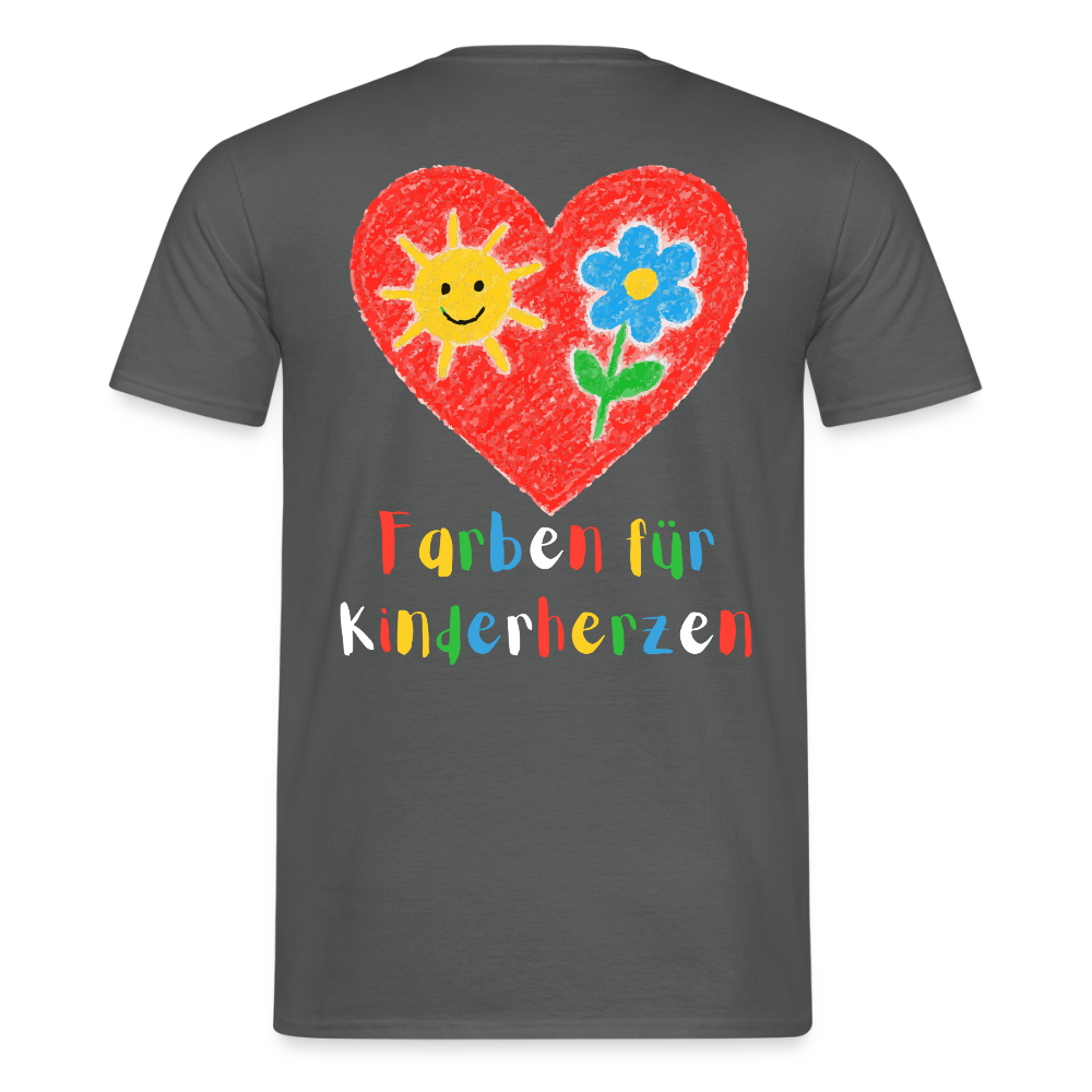 Unisex T-Shirt "Farben für Kinderherzen" (beidseitig bedruckt) Männer T-Shirt