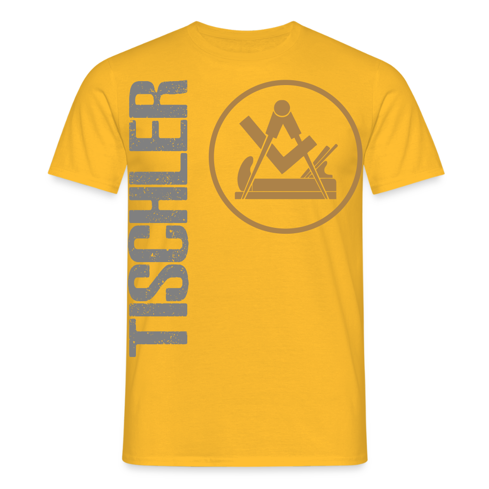 Unisex T-Shirt "Tischler" Gelb Männer T-Shirt