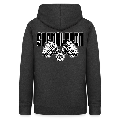Frauen Hoodie "Spenglerin" (beidseitig beruckt) - Anthrazit