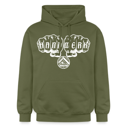 Gildan Unisex Softstyle® "Parkettleger" Militärgrün Gildan Unisex Softstyle® Midweight Hoodie