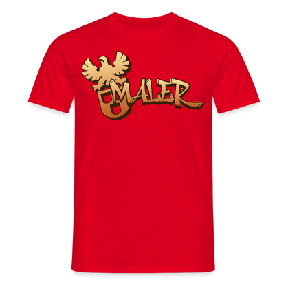 Unisex T-Shirt "Maler" Rot Männer T-Shirt
