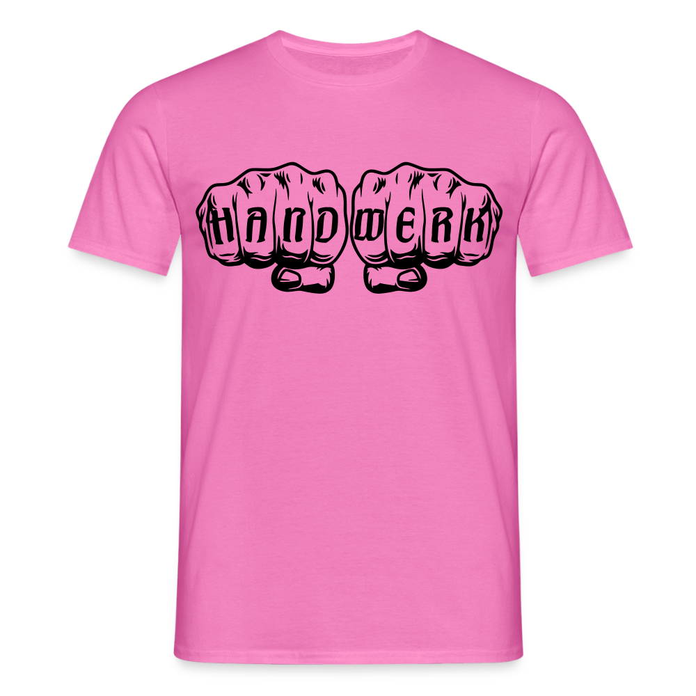 Unisex T-Shirt "Handwerk" Pink Männer T-Shirt