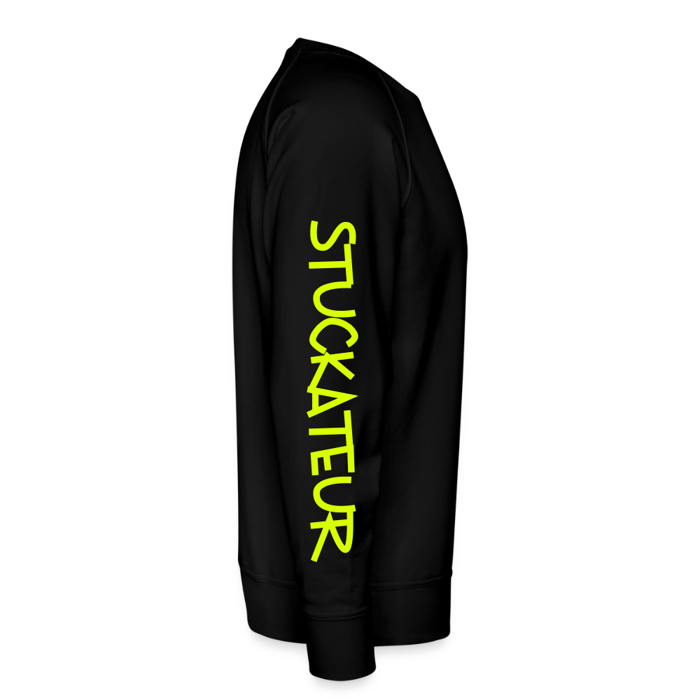 Unisex Premium Pullover "Stuckateur" neongelb Männer Premium Pullover