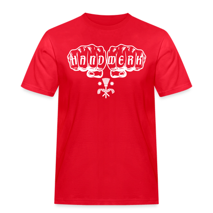 Männer Workwear T-Shirt "Schornsteinfeger" Rot Männer Workwear T-Shirt