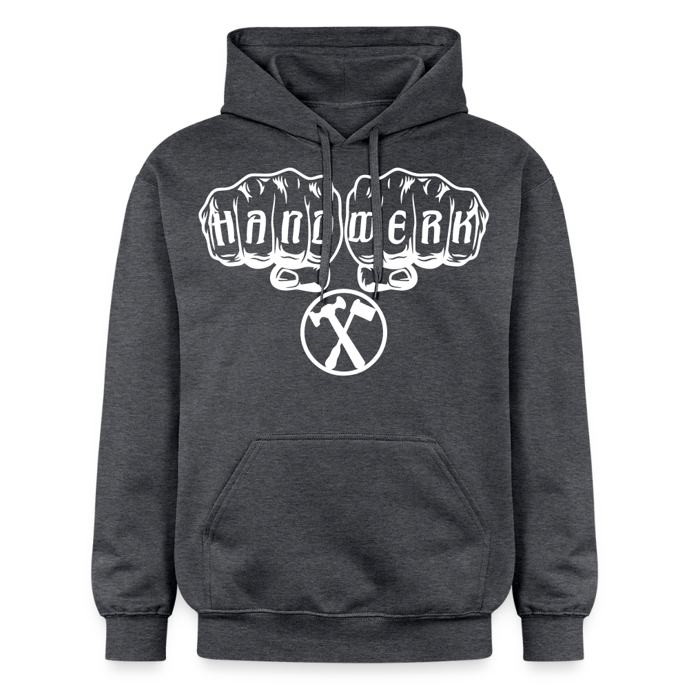 Gildan Unisex Softstyle® "Installateur" Dunkelgrau meliert Gildan Unisex Softstyle® Midweight Hoodie