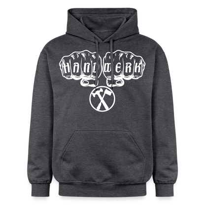 Gildan Unisex Softstyle® "Installateur" Dunkelgrau meliert Gildan Unisex Softstyle® Midweight Hoodie