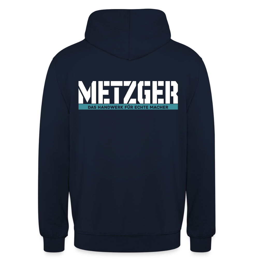 Unisex Hoodie HW-300 | MACHER "Metzger" Navy Unisex Hoodie {{ color }}