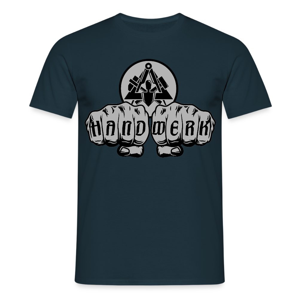 Unisex T-Shirt "Maurer" Navy Männer T-Shirt