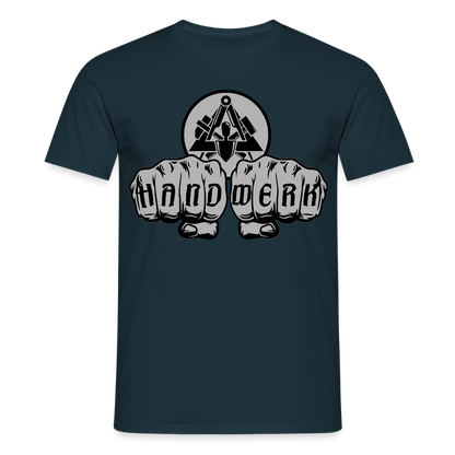 Unisex T-Shirt "Maurer" Navy Männer T-Shirt