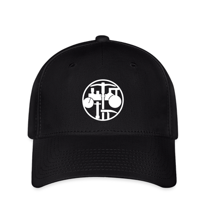 Flexfit Cap "Strassenbauer" Schwarz Flexfit Cap