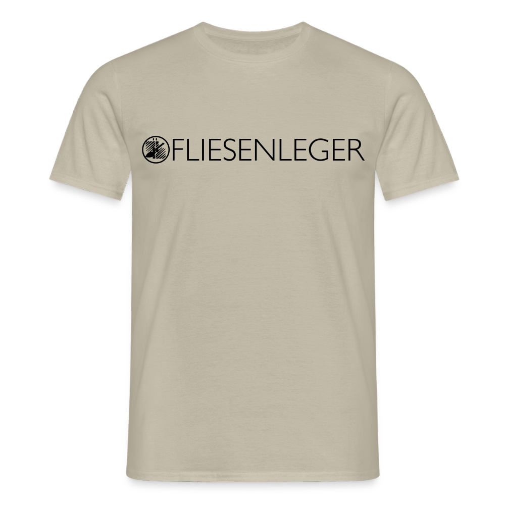 Unisex T-Shirt "Fliesenleger" Sandbeige Männer T-Shirt