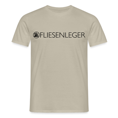 Unisex T-Shirt "Fliesenleger" Sandbeige Männer T-Shirt