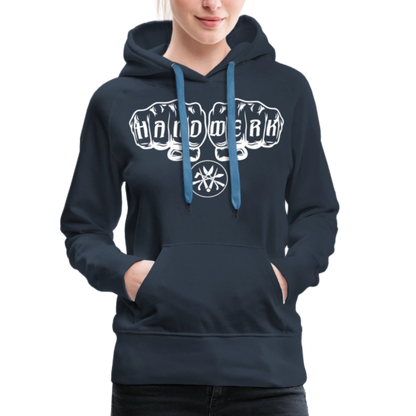 Frauen Premium Hoodie "Spengler" - Navy