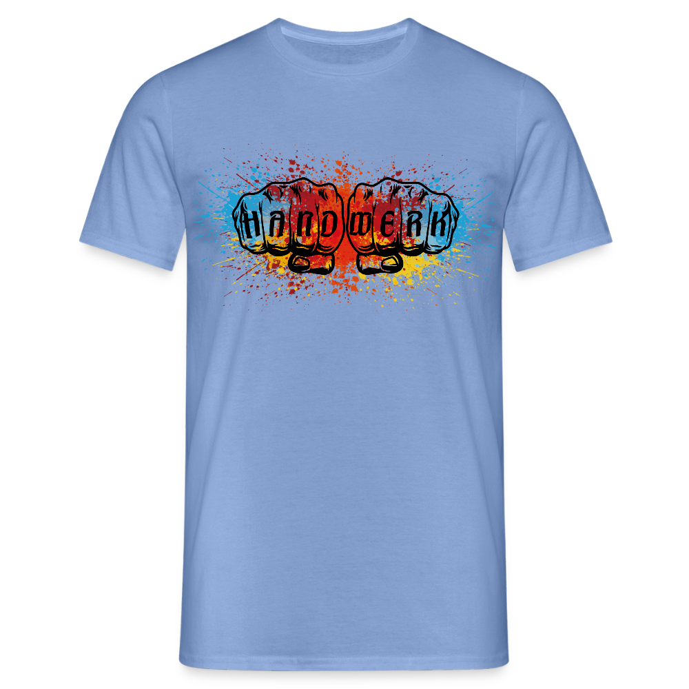 Unisex T-Shirt "Splash-Color" carolina blue Männer T-Shirt