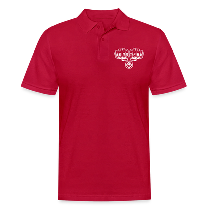 Männer Poloshirt "Stuckateur" cherry red Männer Poloshirt