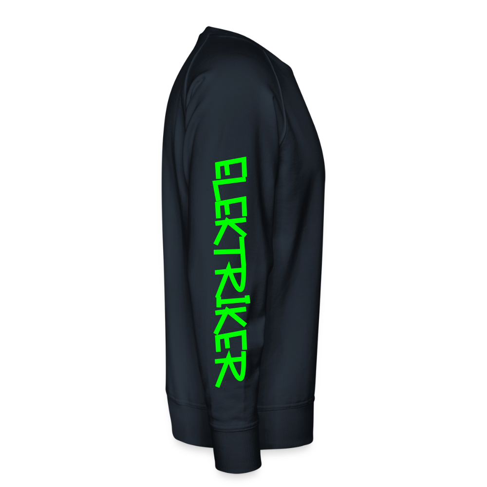 Unisex Premium Pullover "Elektriker" neongrün Männer Premium Pullover